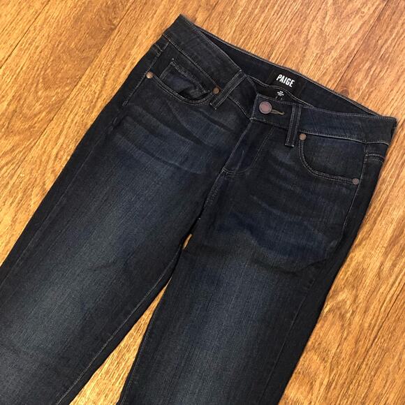 NWOT Paige Blue Dark Wash Verdugo Ultra Skinny Denim Jeans Size 25